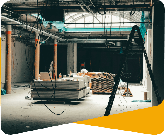 Chantier en cours de construction